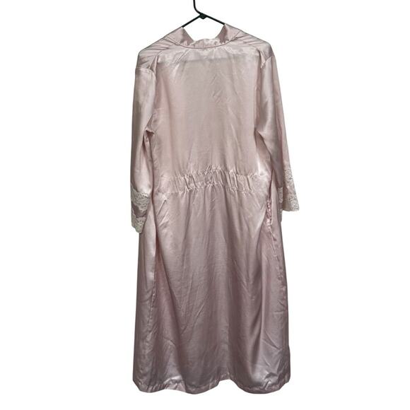 VTG Morgan Taylor Intimates Nightgown Robe Relax Large Silky Has Snags READ - Picture 3 of 14